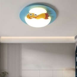 Luminária de teto decorativa moderna embutida de desenho animado