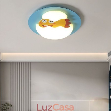 Luminária de teto decorativa moderna embutida de desenho animado Luminária de teto decorativa moderna embutida de desenho animado