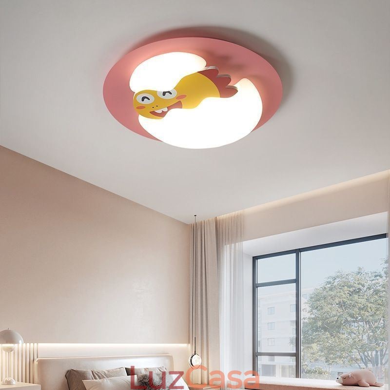Luminária de teto decorativa moderna embutida de desenho animado