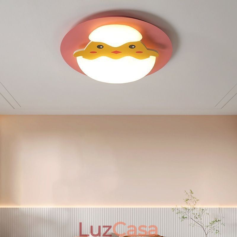 Luminária de teto decorativa moderna embutida de desenho animado
