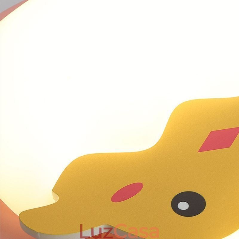 Luminária de teto decorativa moderna embutida de desenho animado