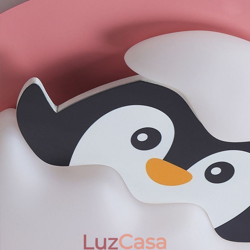 Luminária de teto decorativa moderna embutida de desenho animado