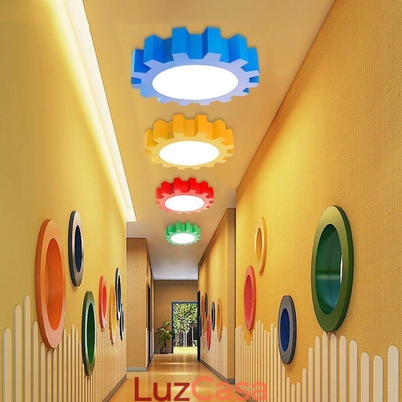 Luminária de teto de desenho animado moderna embutida