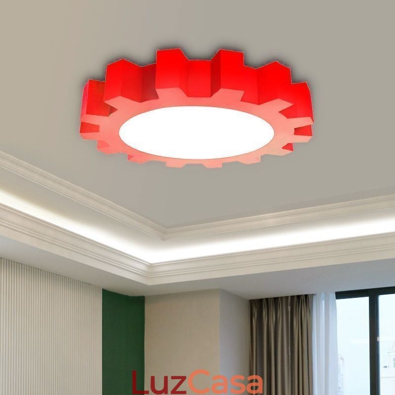 Luminária de teto de desenho animado moderna embutida