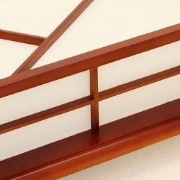 Luminária de teto estilo retrô quadrada embutida