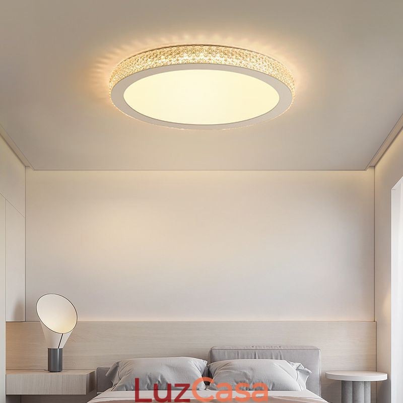 Luminária de teto moderna Shinny Diamond Flush Mount