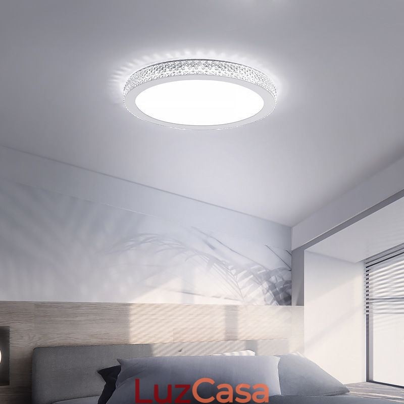 Luminária de teto moderna Shinny Diamond Flush Mount