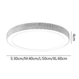 Luminária de teto moderna Shinny Diamond Flush Mount