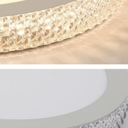 Luminária de teto moderna Shinny Diamond Flush Mount