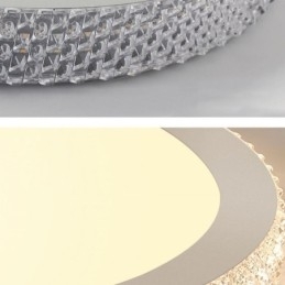 Luminária de teto moderna Shinny Diamond Flush Mount