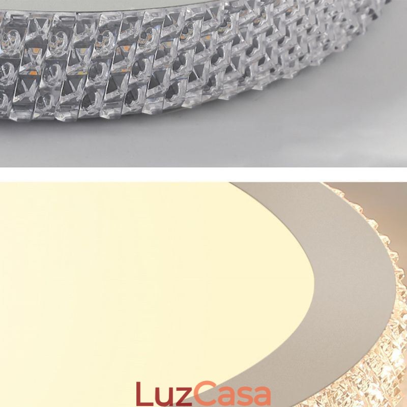 Luminária de teto moderna Shinny Diamond Flush Mount