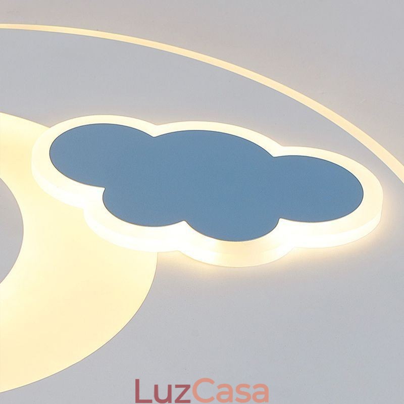 Luminária de teto Simplicity Moon & Star