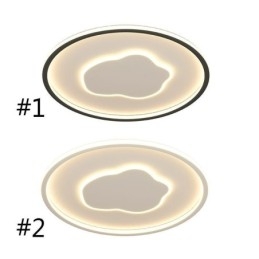 Luminária de teto moderna redonda em nuvem