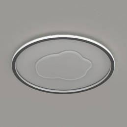 Luminária de teto moderna redonda em nuvem