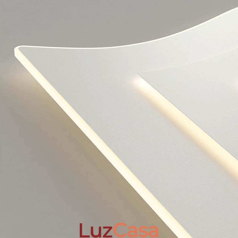 Luminária de teto moderna quadrada de acrílico