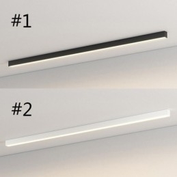 Luminária de teto moderna com tira longa, luminária de teto montada na superfície