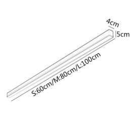 Luminária de teto moderna com tira longa, luminária de teto montada na superfície