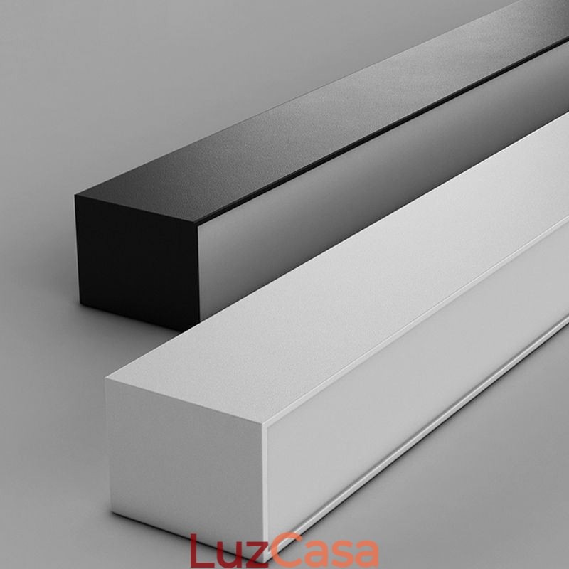 Luminária de teto moderna com tira longa, luminária de teto montada na superfície