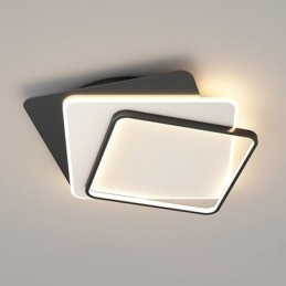 Luminária de teto criativa quadrada