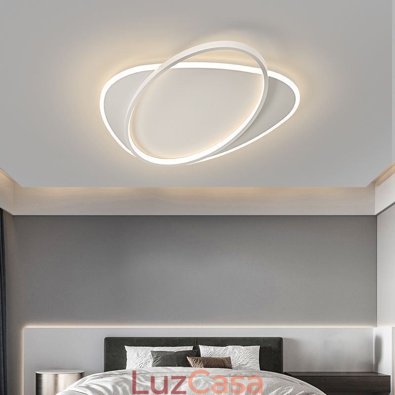 Luminária de teto moderna Luminária de teto oval