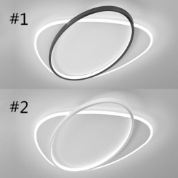 Luminária de teto moderna Luminária de teto oval