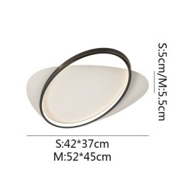 Luminária de teto moderna Luminária de teto oval