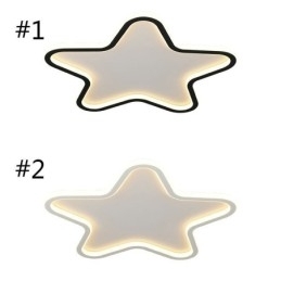 Luminária de teto moderna em formato de estrela