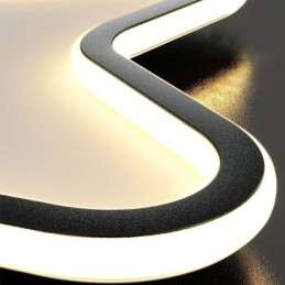 Luminária de teto moderna em formato de estrela