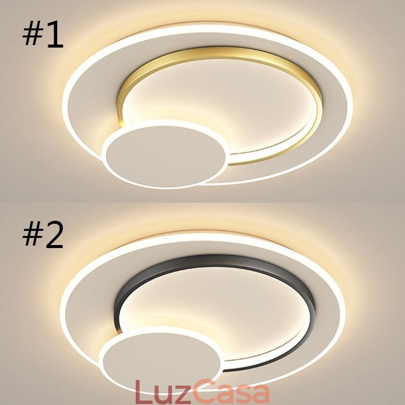 Luminária de teto moderna Luz de teto redonda