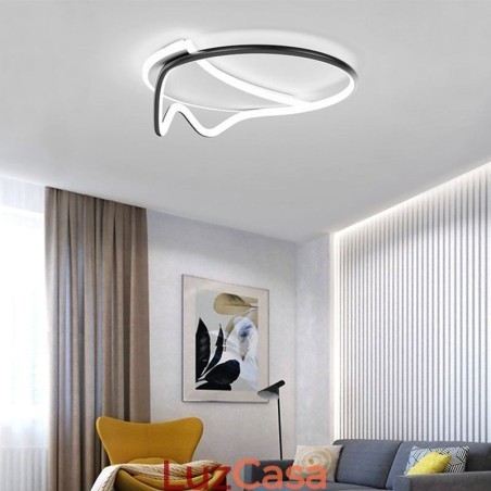 Luminária de teto moderna para decoração de casa em anel Luminária de teto moderna para decoração de casa em anel