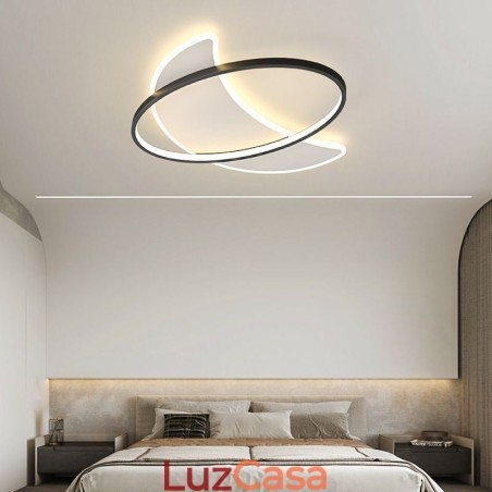 Decoração de teto moderno com luz de lua Lâmpada de teto Decoração de teto moderno com luz de lua Lâmpada de teto
