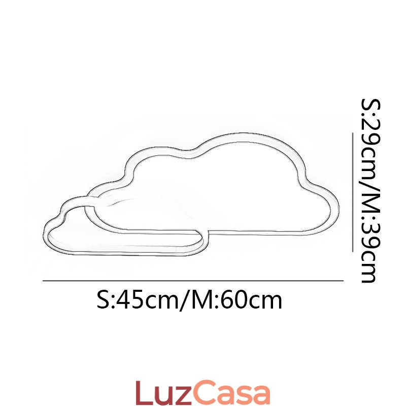 Luminária de teto moderna Creative Cloud Decoration Light