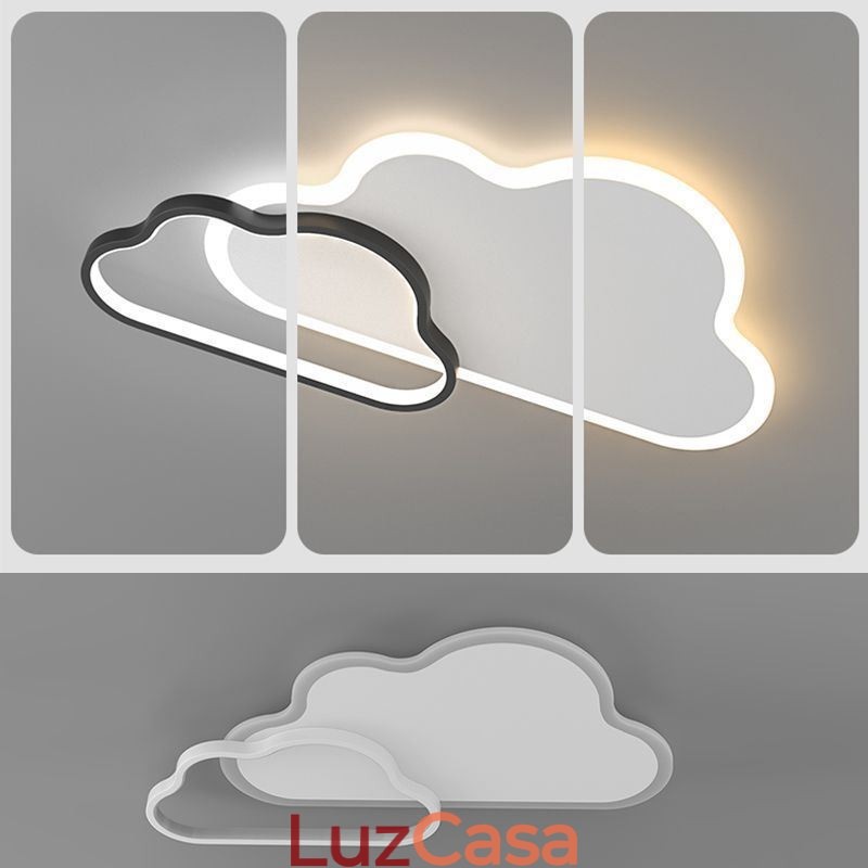 Luminária de teto moderna Creative Cloud Decoration Light