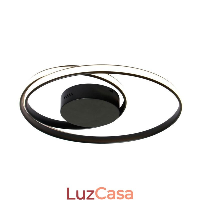 Luzes de teto modernas Lâmpadas redondas duplas