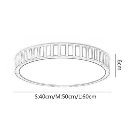 Luminária japonesa de teto de madeira