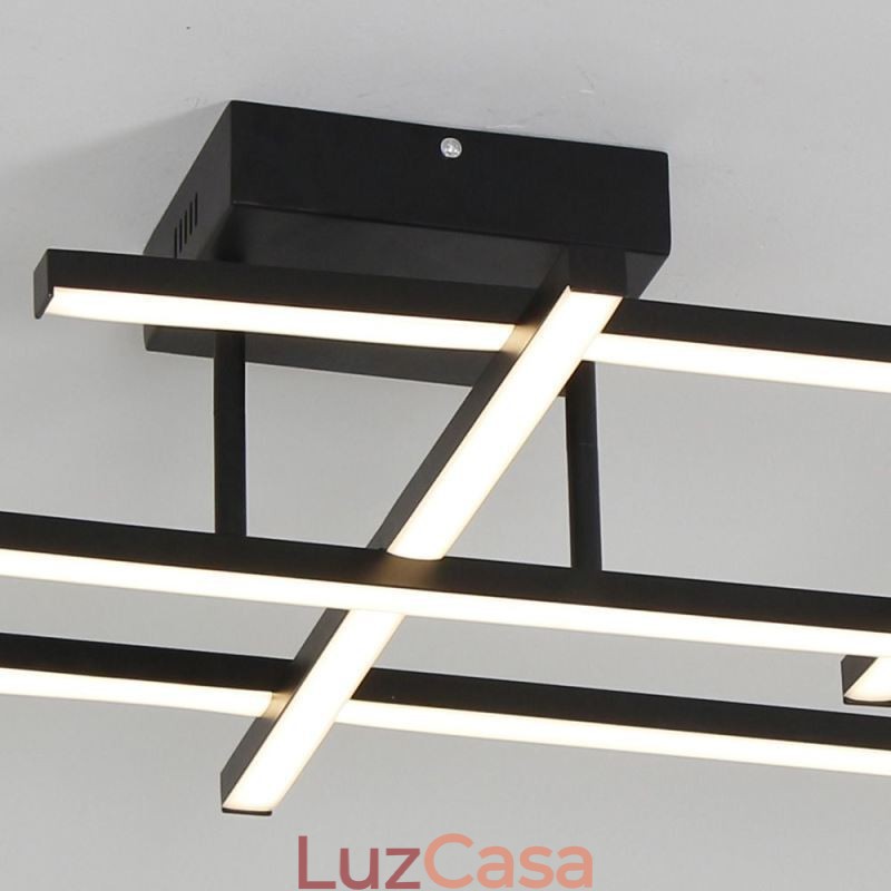 Luminária de teto embutida em alumínio
