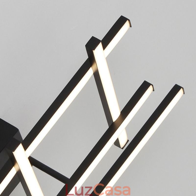 Luminária de teto embutida em alumínio