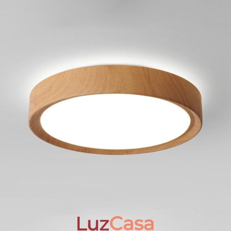 Luzes de teto de madeira Lâmpada de teto japonesa