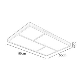 Luminária de teto moderna estilo minimalista de madeira embutida luminária de teto