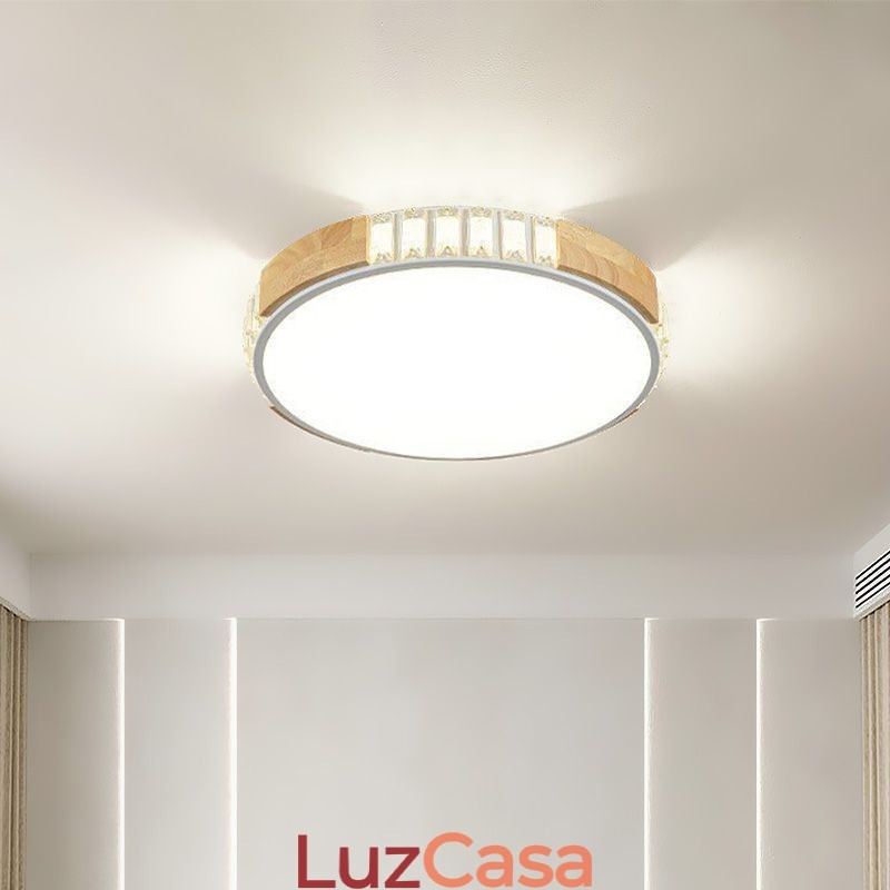 Luminária de teto japonesa minimalista embutida