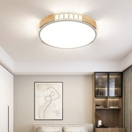 Luminária de teto japonesa minimalista embutida