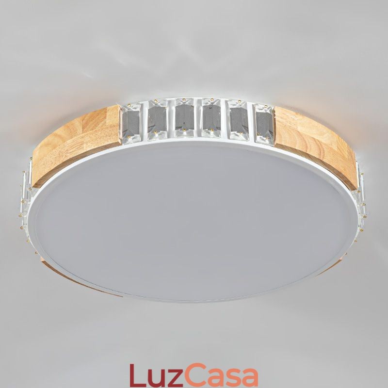 Luminária de teto japonesa minimalista embutida