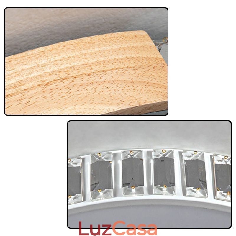 Luminária de teto japonesa minimalista embutida