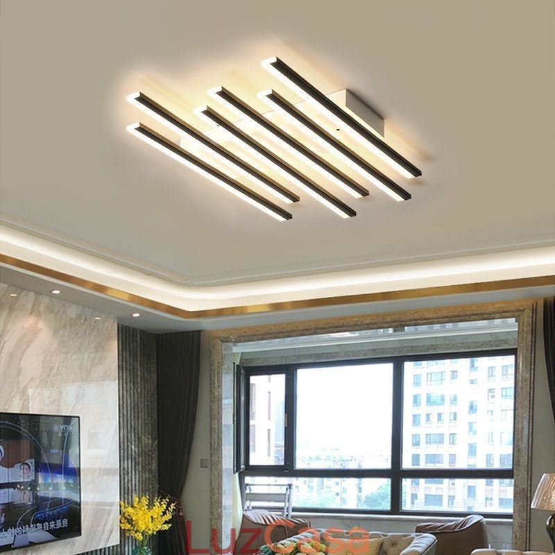 Luminária de teto estilo piano nórdico, luminária de teto para sala de jantar