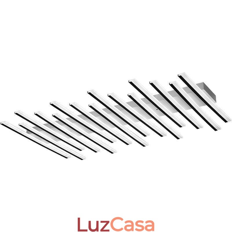 Luminária de teto criativa com teclas de piano
