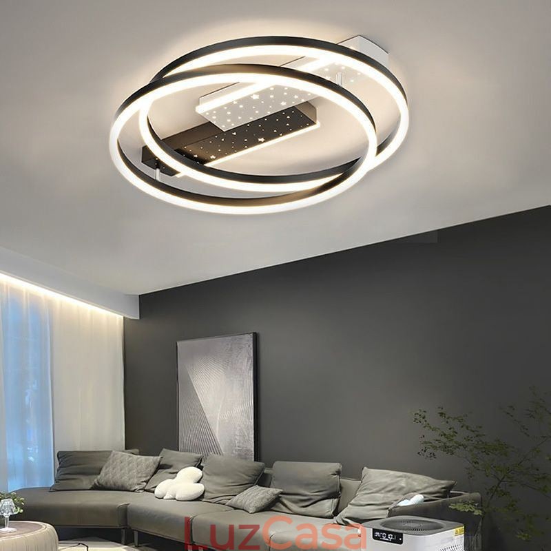 Luminárias de teto modernas Luminárias de teto em forma de estrela