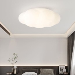 Luminária de teto nórdica em forma de nuvem