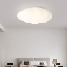 Luminária de teto nórdica em forma de nuvem