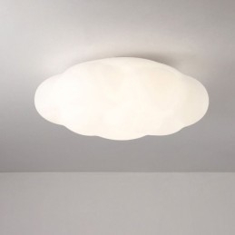 Luminária de teto nórdica em forma de nuvem