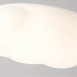 Luminária de teto nórdica em forma de nuvem